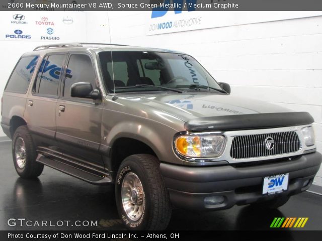 2000 Mercury Mountaineer V8 AWD in Spruce Green Metallic