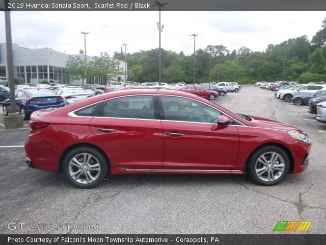 2019 Hyundai Sonata Sport in Scarlet Red