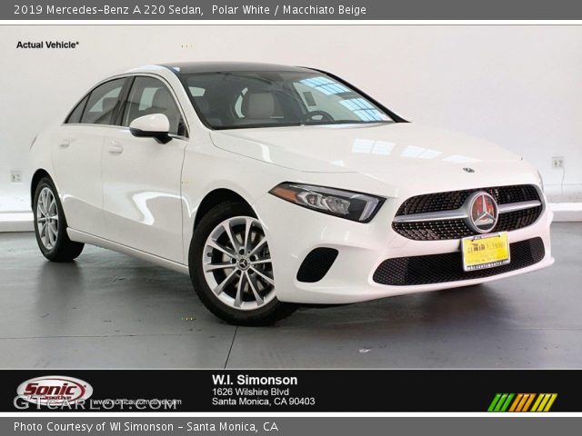 2019 Mercedes-Benz A 220 Sedan in Polar White