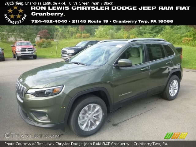 2019 Jeep Cherokee Latitude 4x4 in Olive Green Pearl