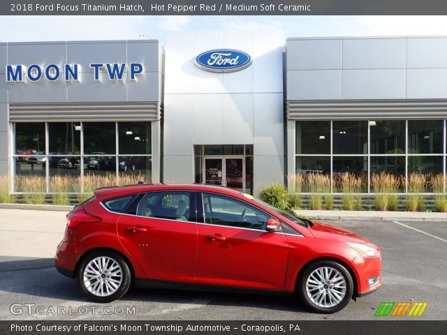 2018 Ford Focus Titanium Hatch in Hot Pepper Red