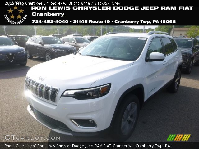 2019 Jeep Cherokee Limited 4x4 in Bright White