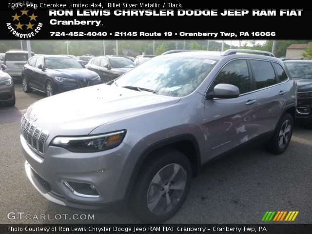 2019 Jeep Cherokee Limited 4x4 in Billet Silver Metallic