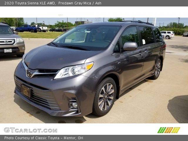 2020 Toyota Sienna XLE AWD in Predawn Gray Mica