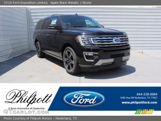 2019 Ford Expedition Limited in Agate Black Metallic