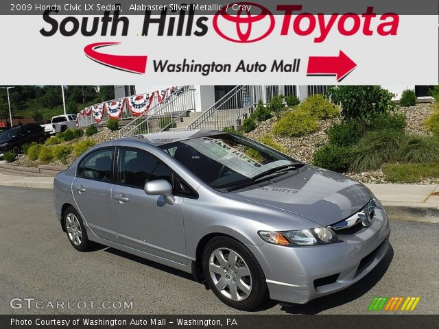 2009 Honda Civic LX Sedan in Alabaster Silver Metallic