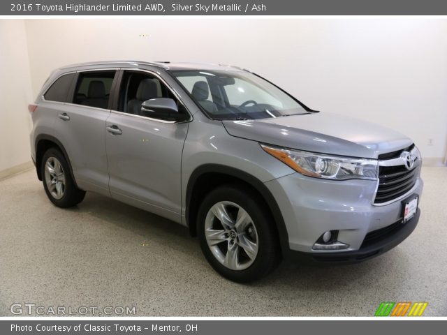 2016 Toyota Highlander Limited AWD in Silver Sky Metallic