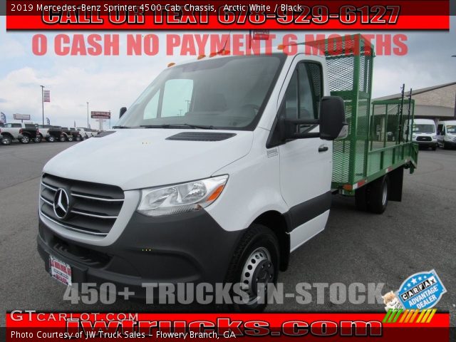 2019 Mercedes-Benz Sprinter 4500 Cab Chassis in Arctic White