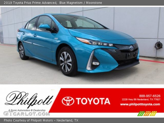 2019 Toyota Prius Prime Advanced in Blue Magnetism