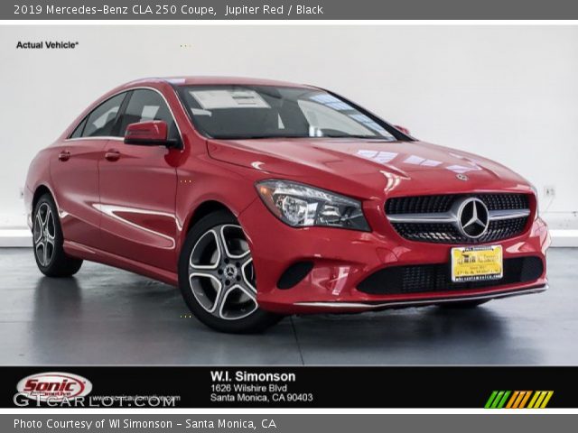 2019 Mercedes-Benz CLA 250 Coupe in Jupiter Red