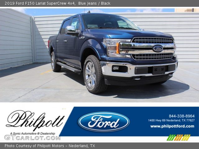 2019 Ford F150 Lariat SuperCrew 4x4 in Blue Jeans