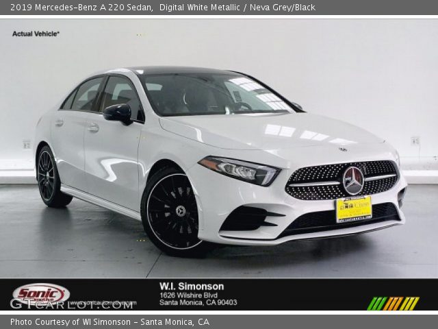 2019 Mercedes-Benz A 220 Sedan in Digital White Metallic