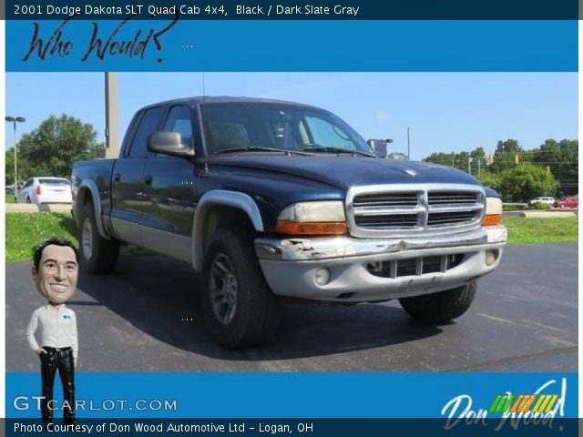 2001 Dodge Dakota SLT Quad Cab 4x4 in Black