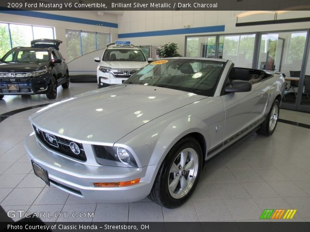 2009 Ford Mustang V6 Convertible in Brilliant Silver Metallic