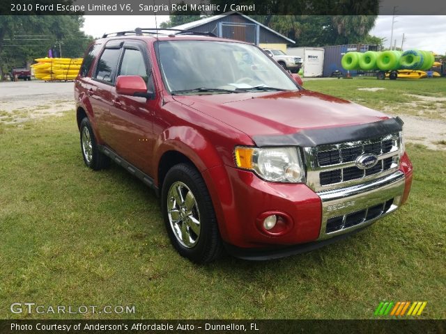 2010 Ford Escape Limited V6 in Sangria Red Metallic