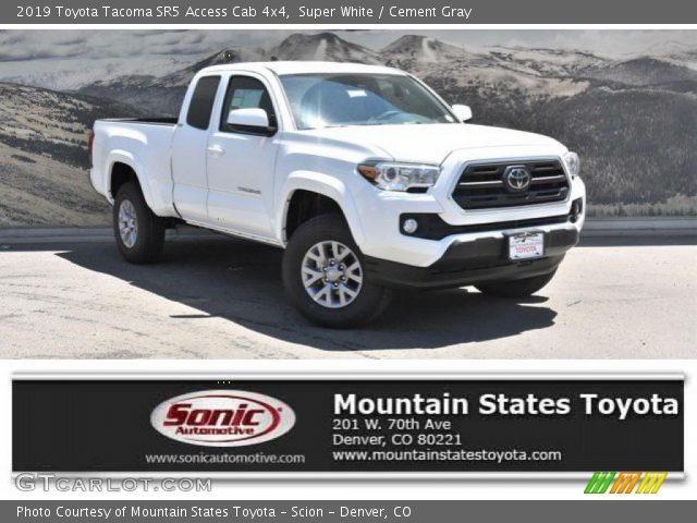 2019 Toyota Tacoma SR5 Access Cab 4x4 in Super White