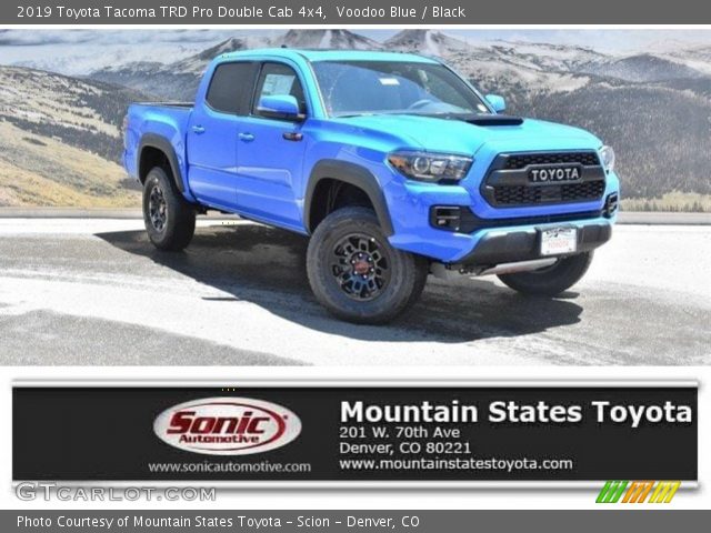 2019 Toyota Tacoma TRD Pro Double Cab 4x4 in Voodoo Blue