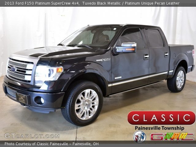 2013 Ford F150 Platinum SuperCrew 4x4 in Tuxedo Black Metallic