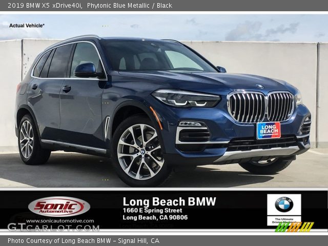 2019 BMW X5 xDrive40i in Phytonic Blue Metallic