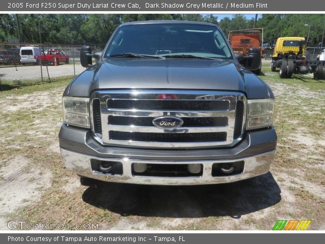 2005 Ford F250 Super Duty Lariat Crew Cab in Dark Shadow Grey Metallic