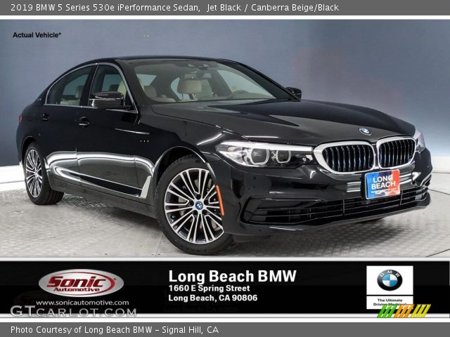 2019 BMW 5 Series 530e iPerformance Sedan in Jet Black