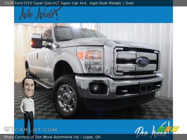 2016 Ford F250 Super Duty XLT Super Cab 4x4 in Ingot Silver Metallic