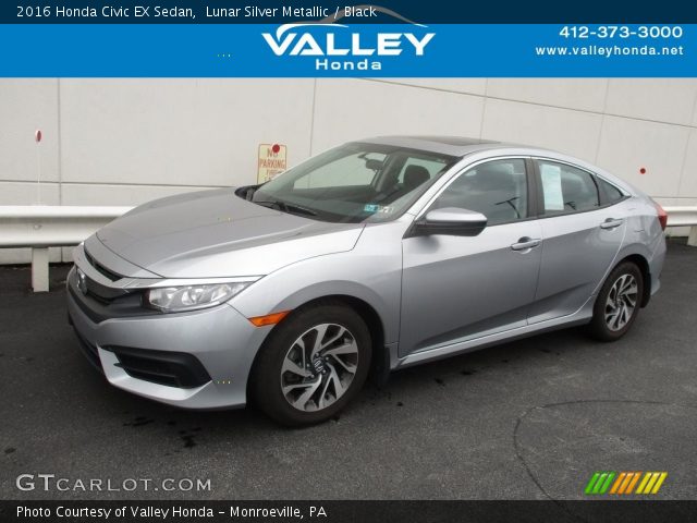2016 Honda Civic EX Sedan in Lunar Silver Metallic