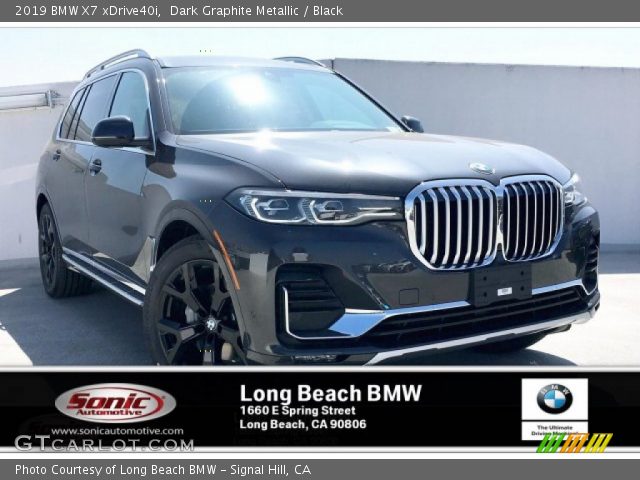 2019 BMW X7 xDrive40i in Dark Graphite Metallic