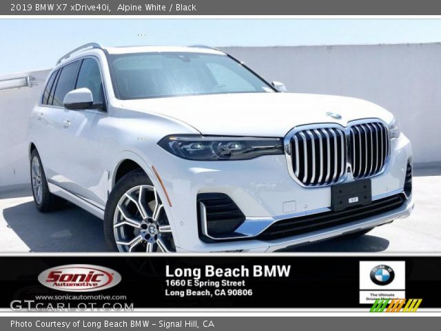 2019 BMW X7 xDrive40i in Alpine White