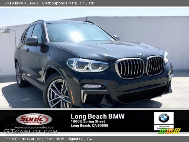 2019 BMW X3 M40i in Black Sapphire Metallic