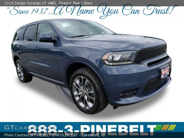 2019 Dodge Durango GT AWD in Reactor Blue