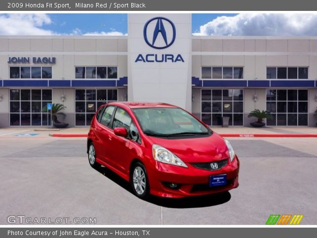 2009 Honda Fit Sport in Milano Red