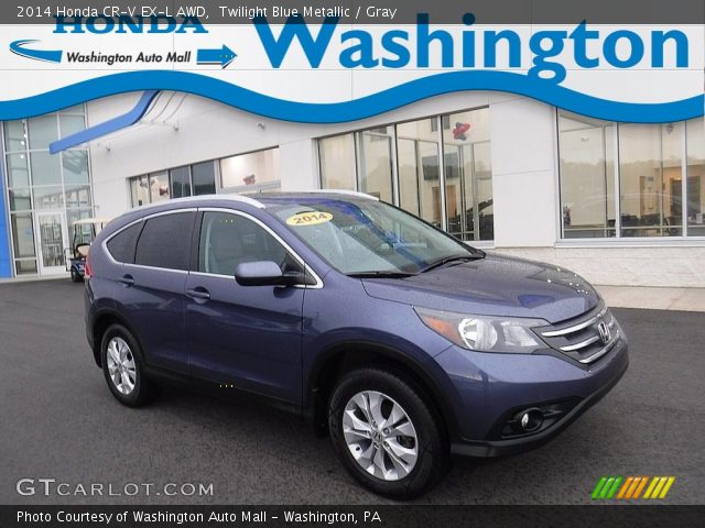 2014 Honda CR-V EX-L AWD in Twilight Blue Metallic