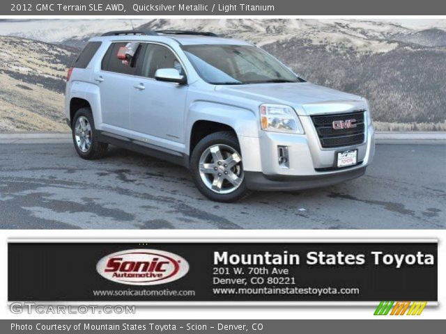 2012 GMC Terrain SLE AWD in Quicksilver Metallic