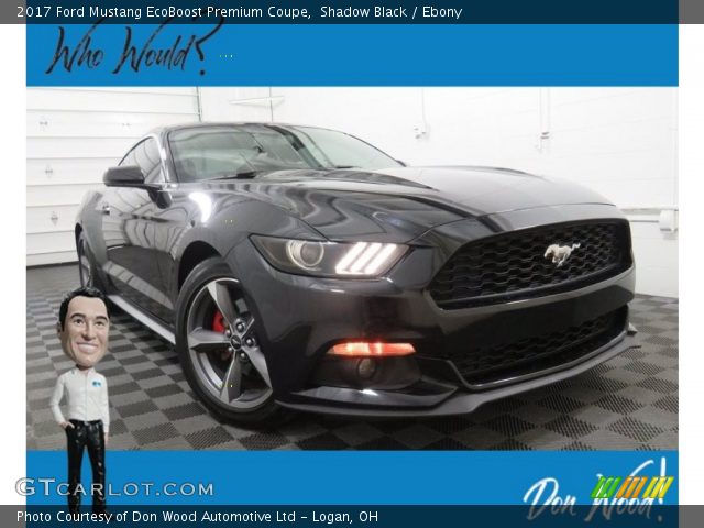 2017 Ford Mustang EcoBoost Premium Coupe in Shadow Black