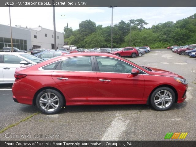 2019 Hyundai Sonata SEL in Scarlet Red