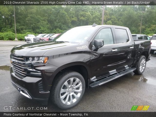 2019 Chevrolet Silverado 1500 High Country Crew Cab 4WD in Havana Brown Metallic