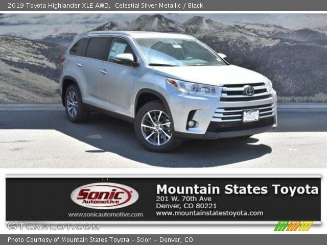 2019 Toyota Highlander XLE AWD in Celestial Silver Metallic