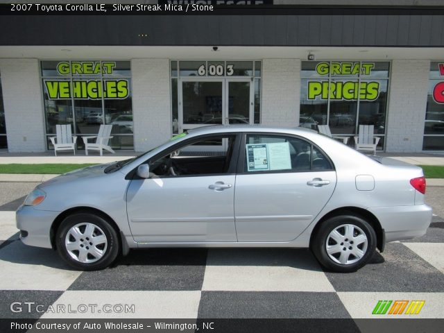 2007 Toyota Corolla LE in Silver Streak Mica