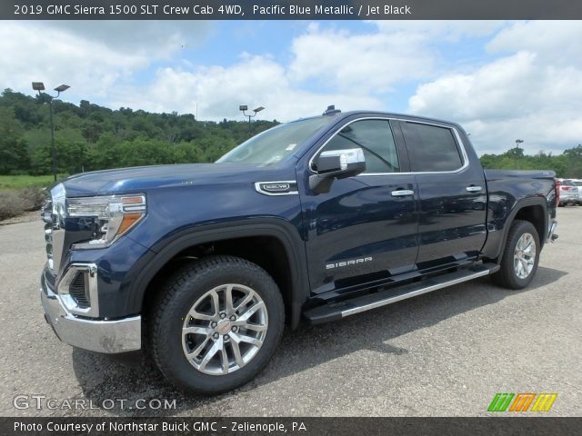 2019 GMC Sierra 1500 SLT Crew Cab 4WD in Pacific Blue Metallic