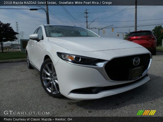 2019 Mazda MAZDA3 Select Sedan in Snowflake White Pearl Mica