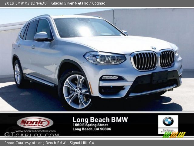 2019 BMW X3 sDrive30i in Glacier Silver Metallic