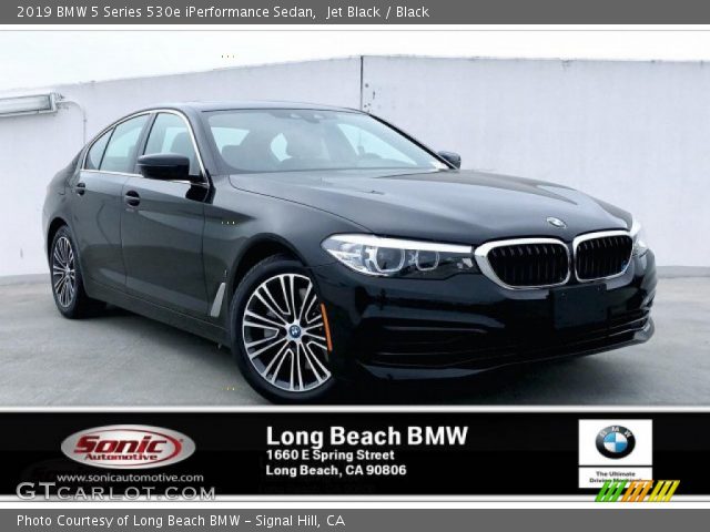 2019 BMW 5 Series 530e iPerformance Sedan in Jet Black