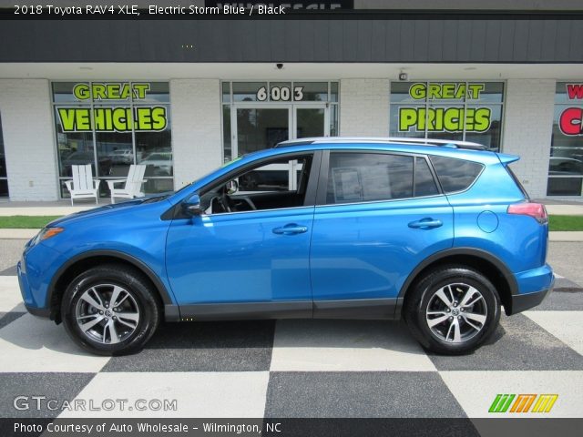 2018 Toyota RAV4 XLE in Electric Storm Blue