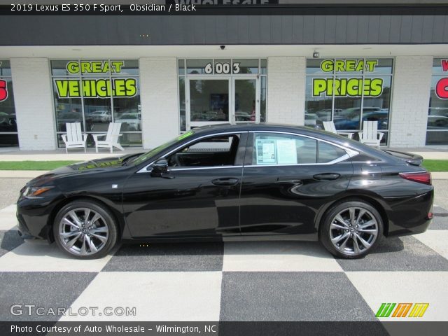 2019 Lexus ES 350 F Sport in Obsidian