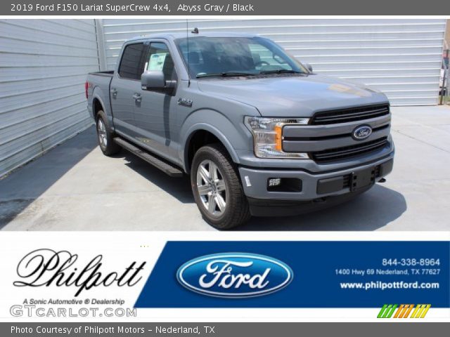 2019 Ford F150 Lariat SuperCrew 4x4 in Abyss Gray