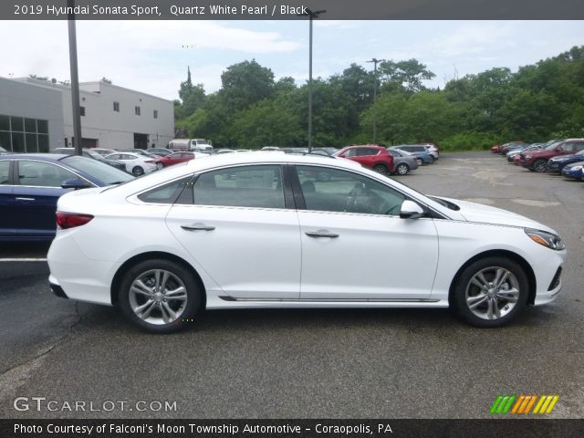 2019 Hyundai Sonata Sport in Quartz White Pearl