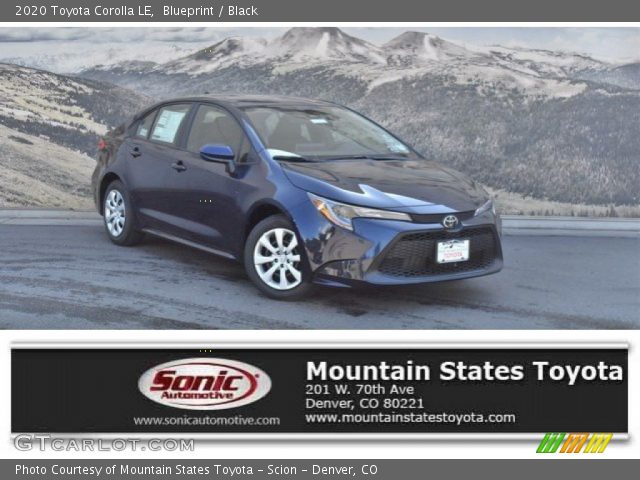 2020 Toyota Corolla LE in Blueprint
