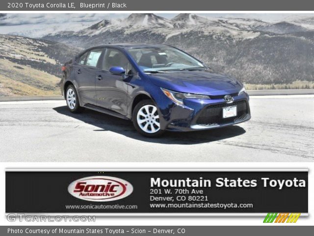 2020 Toyota Corolla LE in Blueprint