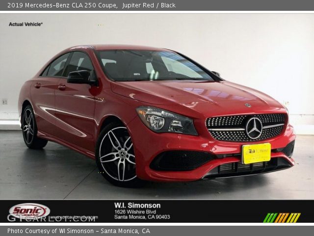 2019 Mercedes-Benz CLA 250 Coupe in Jupiter Red